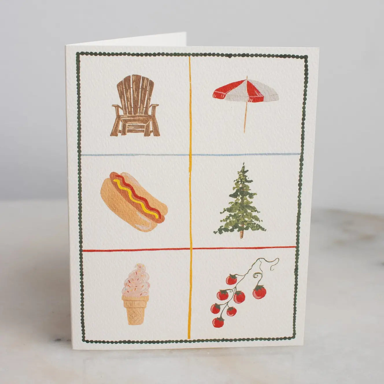 Upstate Summer Icons Card