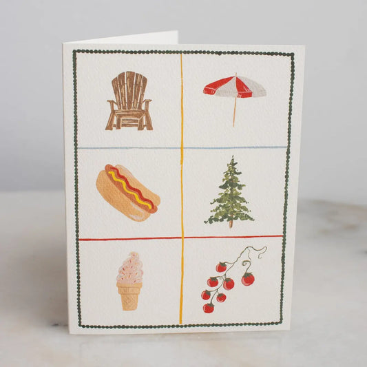 Upstate Summer Icons Card