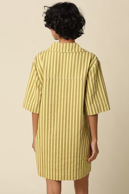 Chloe Stripe Shirt Dress