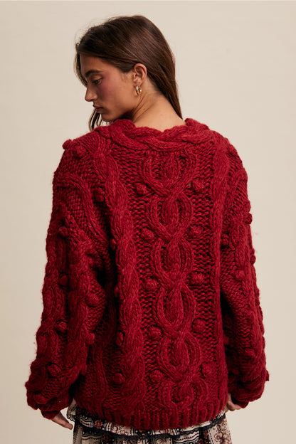 Chunky Cable Knit Sweater