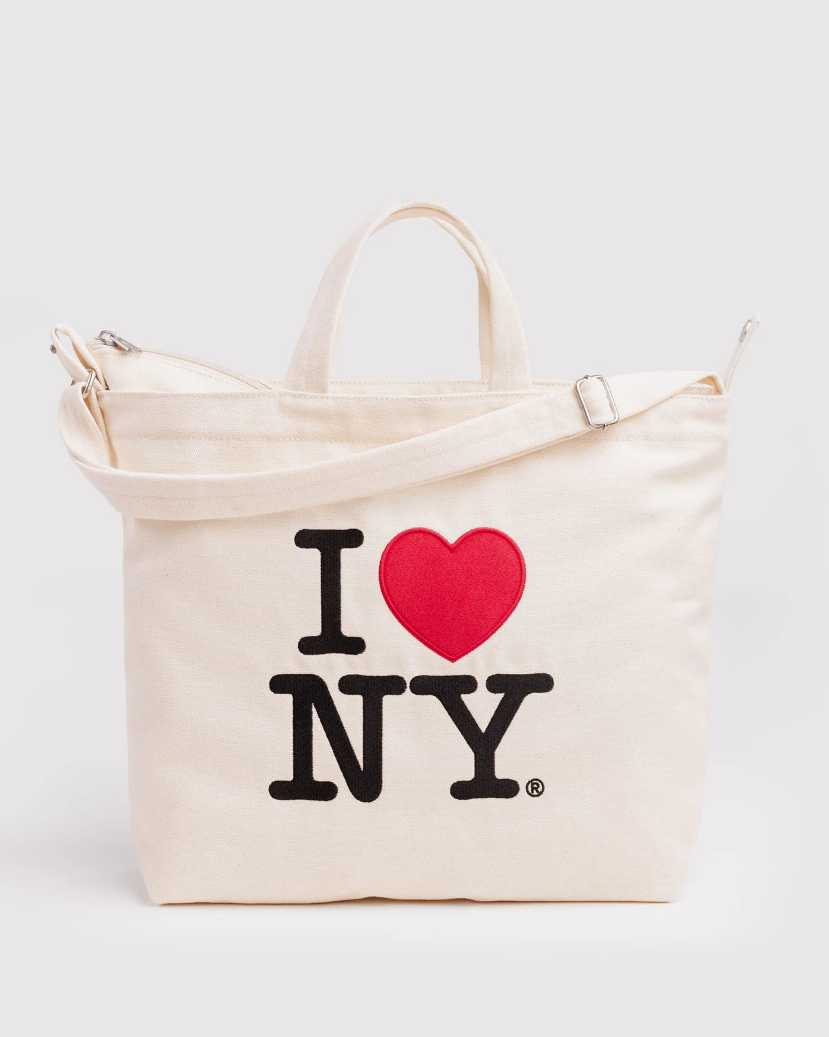 Horizontal Zip Duck Bag - I Love NY