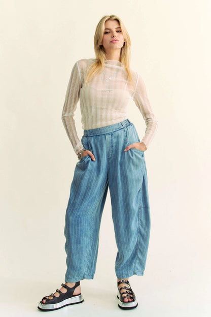 Tencel Barrel Pant