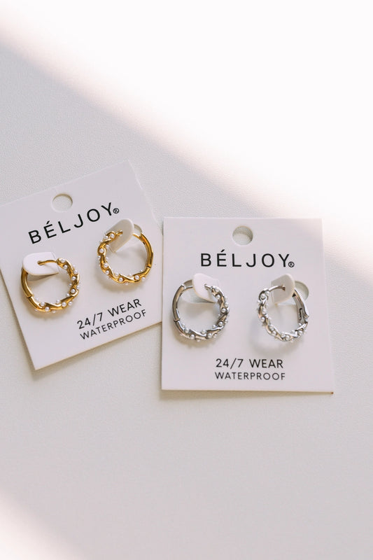 Ellie Pearl Hoops