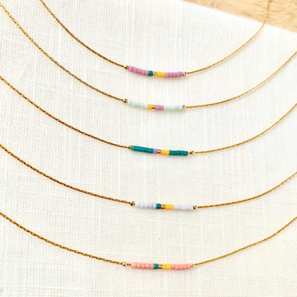 Minimalist Beaded Necklace