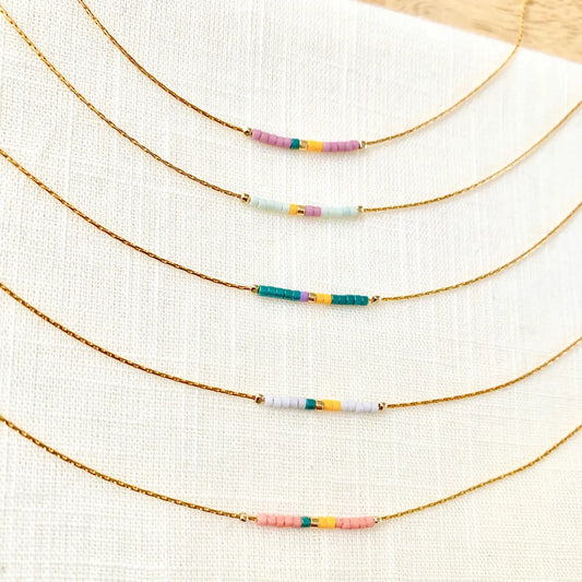 Minimalist Beaded Necklace