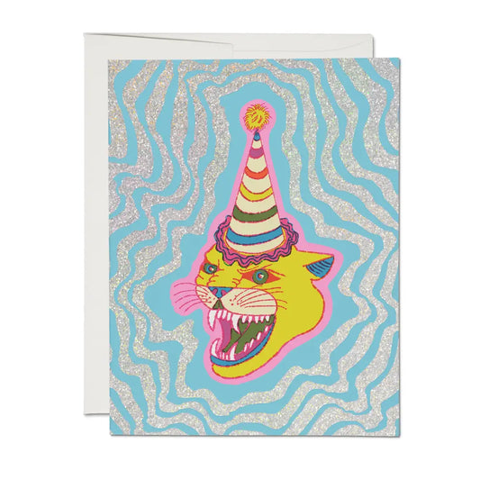 Party Hat Cat Card