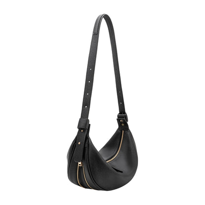Hayden Black Recycled Vegan Crossbody Bag