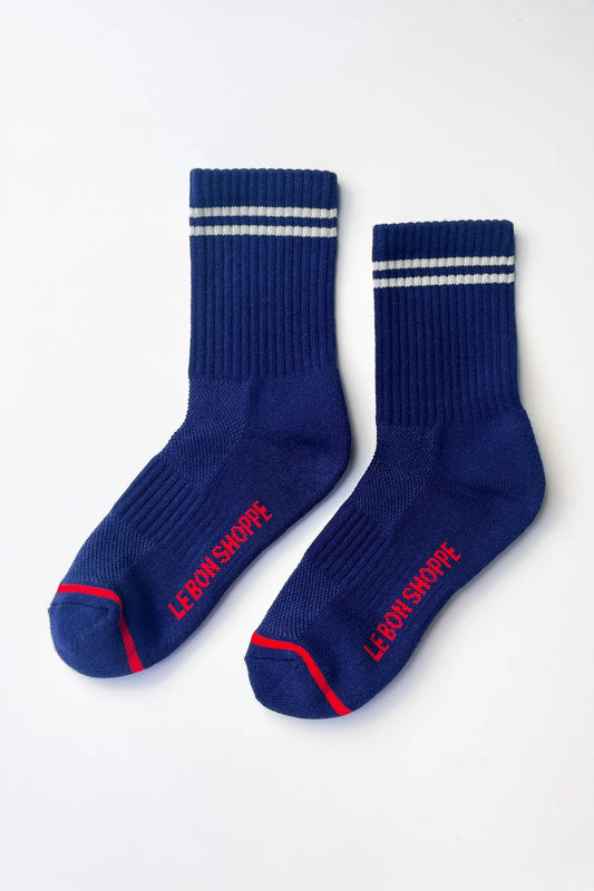 Boyfriend Sock - Navy