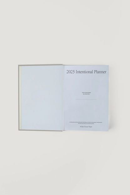 2025 Intentional Planner