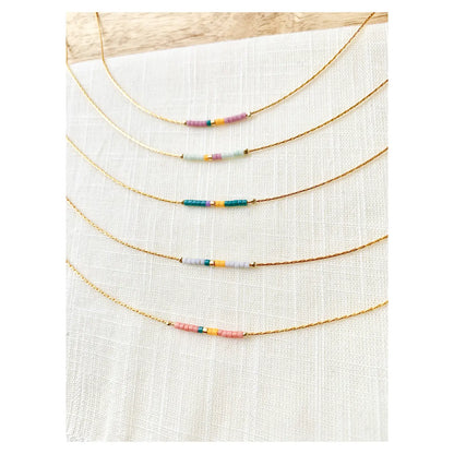 Minimalist Beaded Necklace