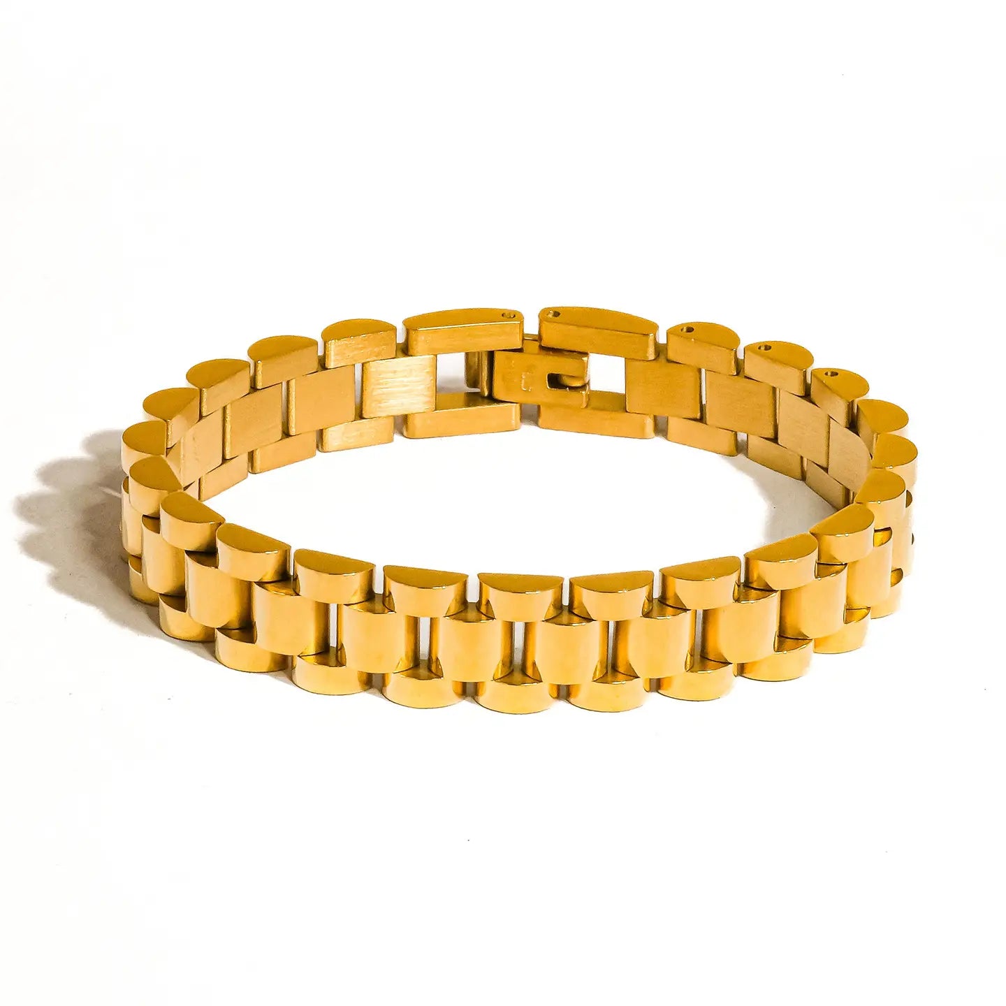 Yannick 18K Gold Non-Tarnish Watchband Bracelet