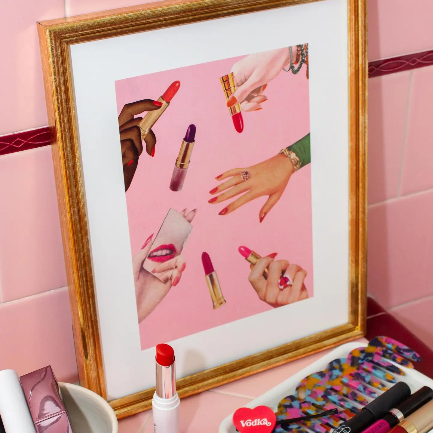 Lip Service Art Print