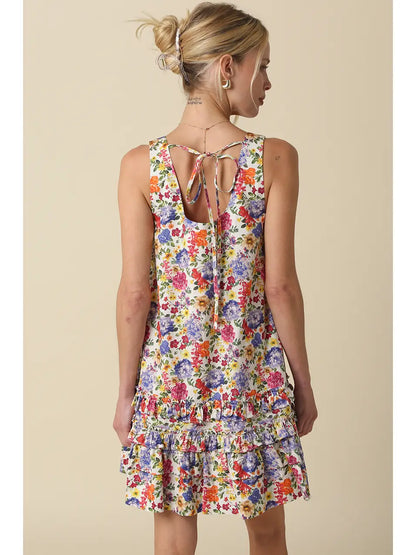 Saniya Floral Tiered Mini Dress