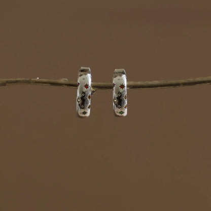 Penny Star Hoop - Silver