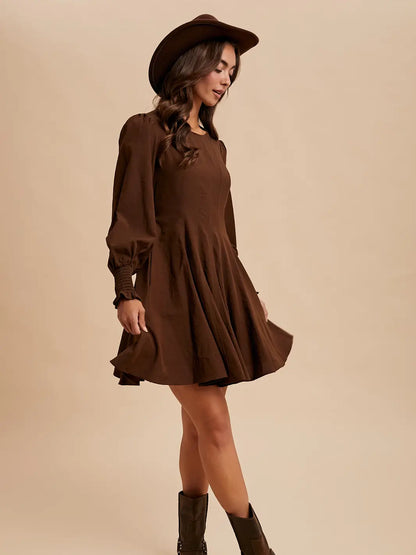 Fit and Flare Mini Dress