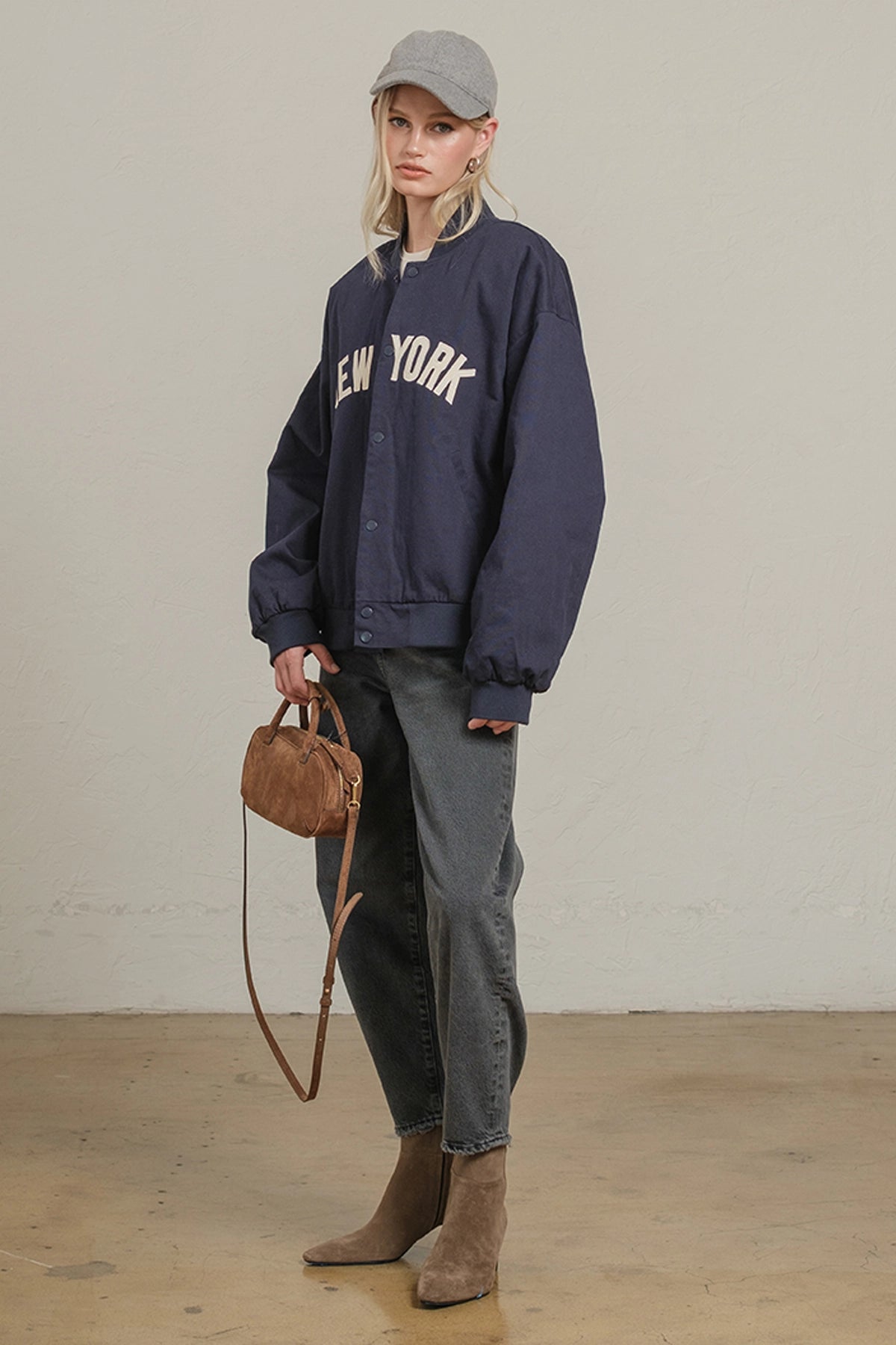 New York Patchwork Varsity Jacket