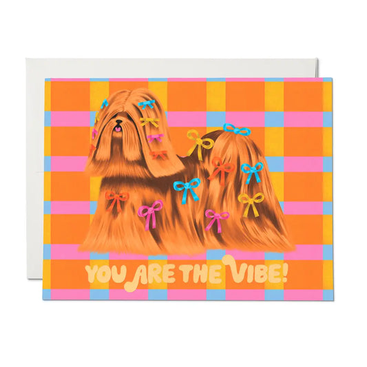 Puppy Vibe Friendship Card