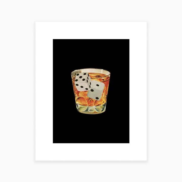 Dice Cubes Art Print