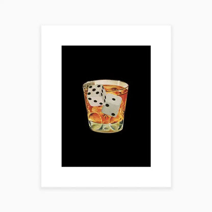 Dice Cubes Art Print