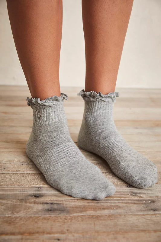 Movement Classic Ruffle Socks in Grey
