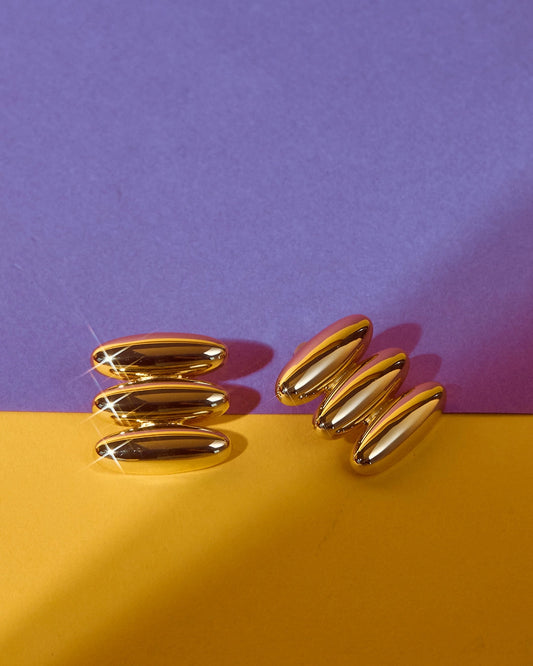 The Milan Bead Stud Earrings