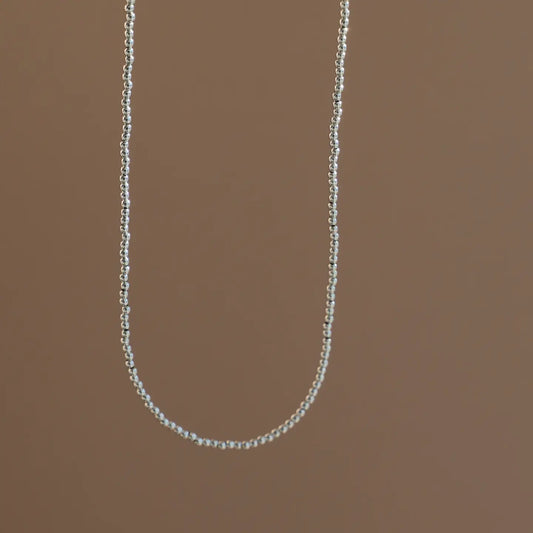 Sterling Silver Beaded Chain