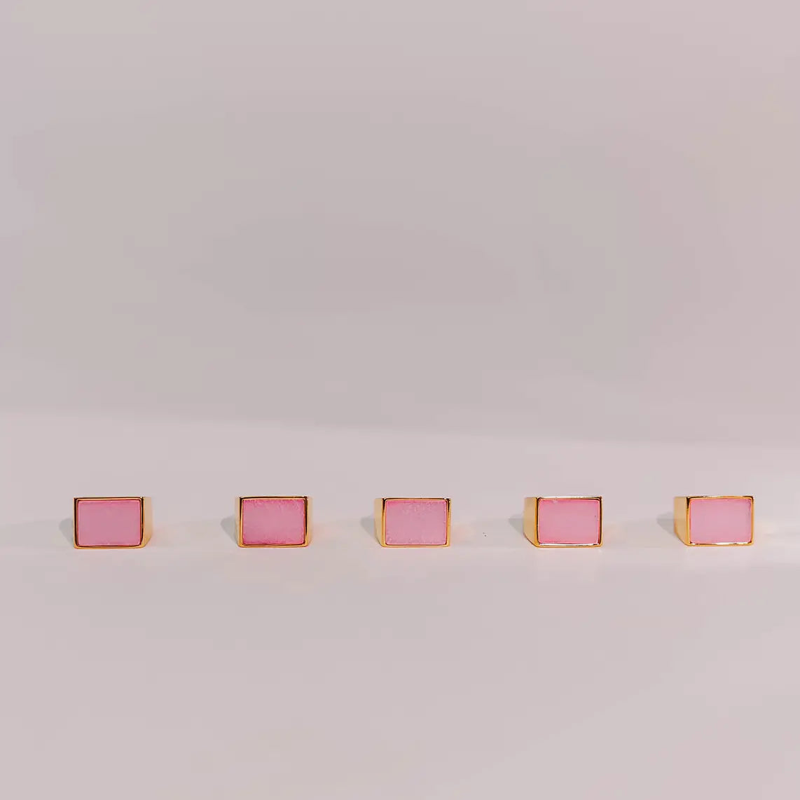 Stone Signet in Flamingo