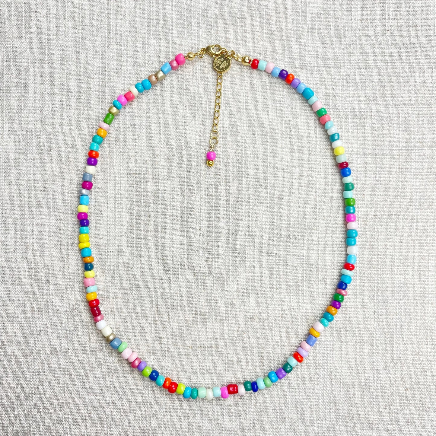 Mixie Bubblegum Beaded Necklace