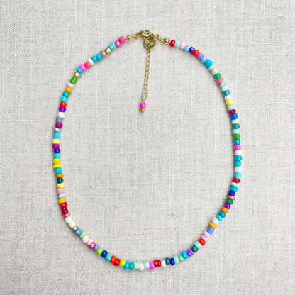 Mixie Bubblegum Beaded Necklace