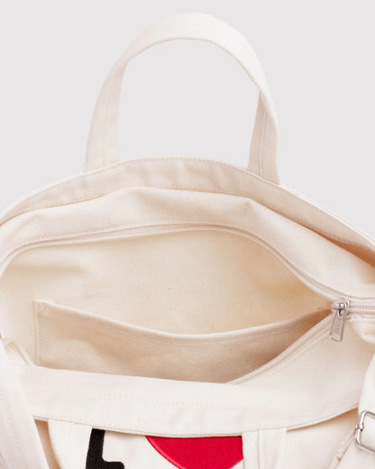 Horizontal Zip Duck Bag - I Love NY