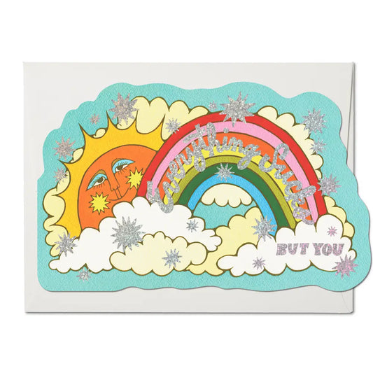 Everything Sucks Greeting Card