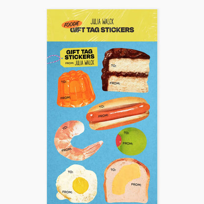 Foodie Gift Tag Stickers