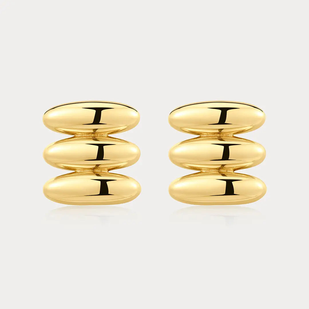 The Milan Bead Stud Earrings
