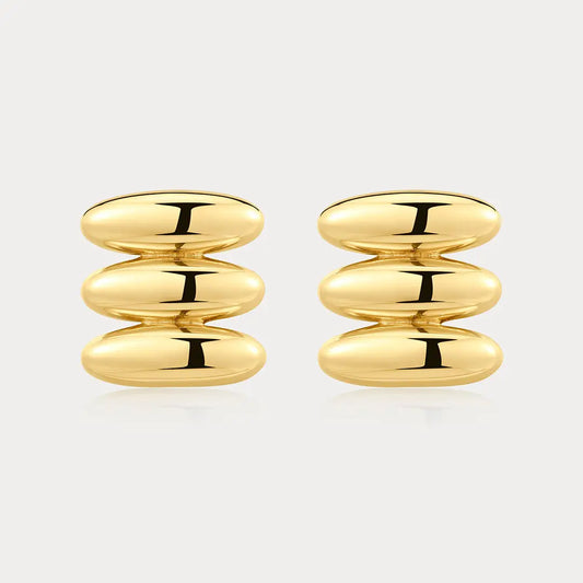 The Milan Bead Stud Earrings