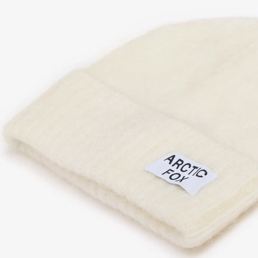The Mohair Beanie - Winter White