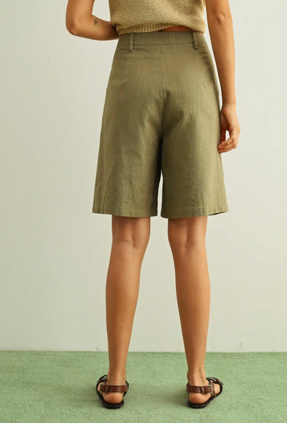 Linen Bermuda Short