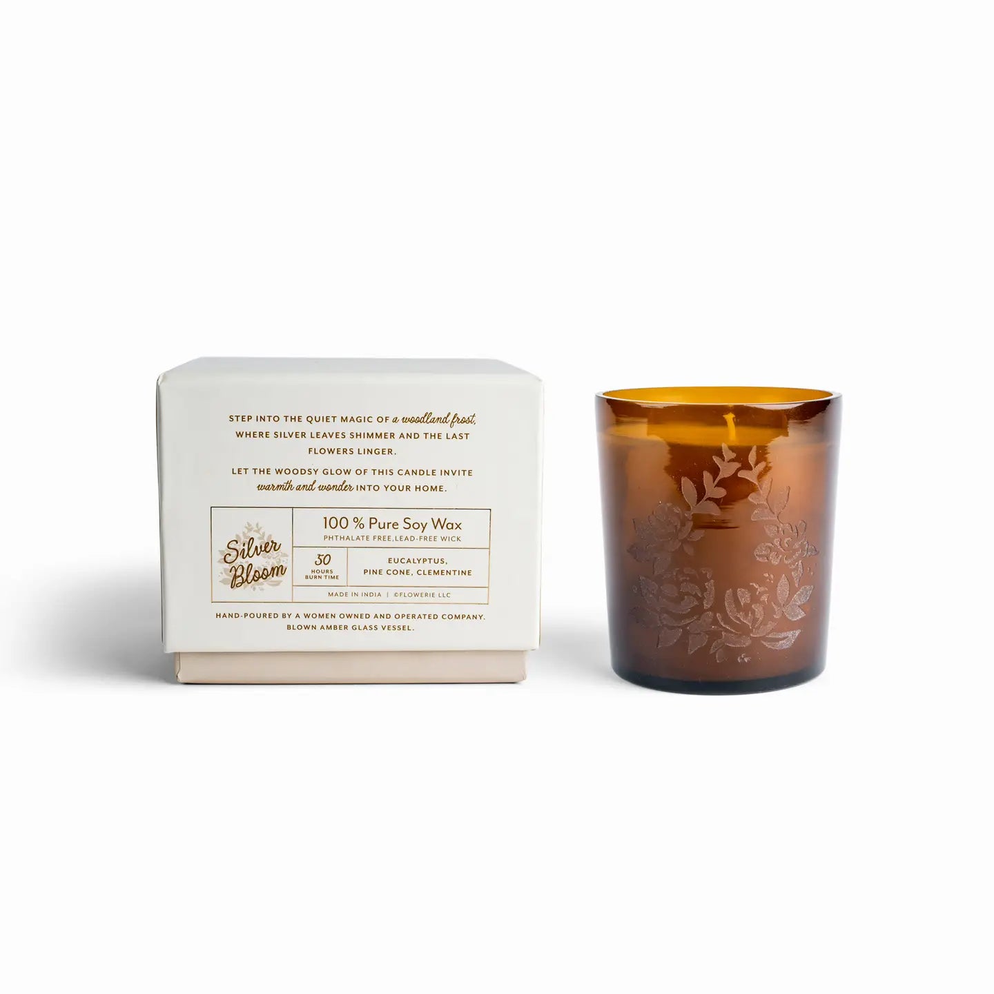 Silverbloom Candle