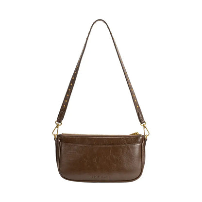 Aria Espresso Recycled Vegan Shoulder Bag