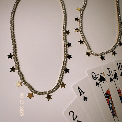 Julietta Star Charm Tennis Necklace