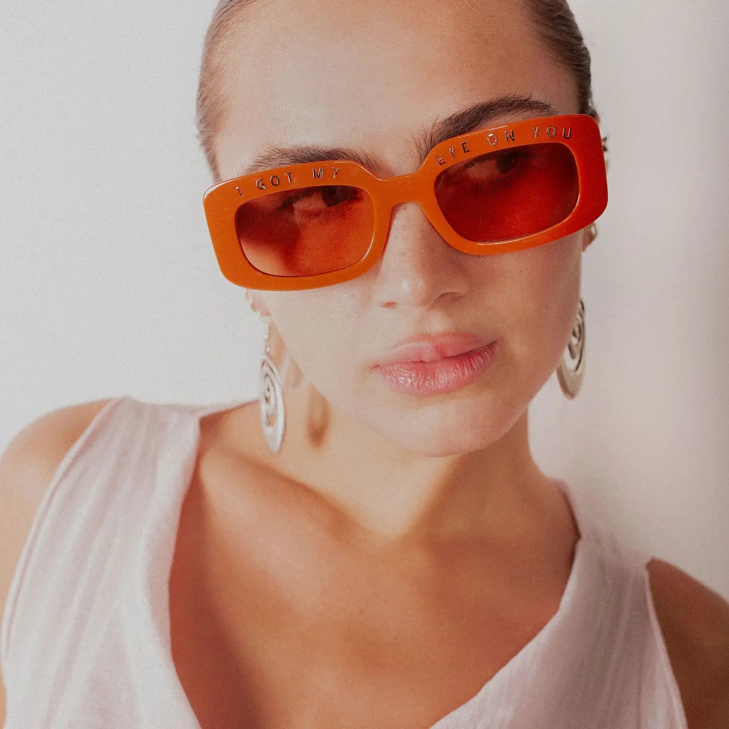 Free People X INDY / Orange Sunglasses