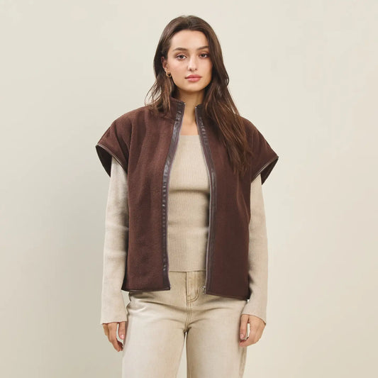 Vegan Leather Vest