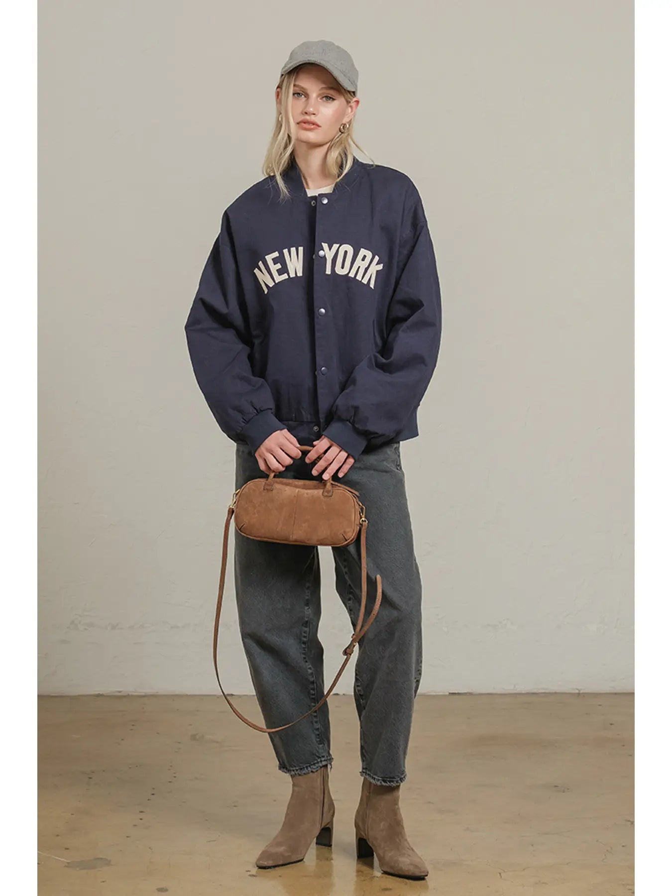 New York Patchwork Varsity Jacket