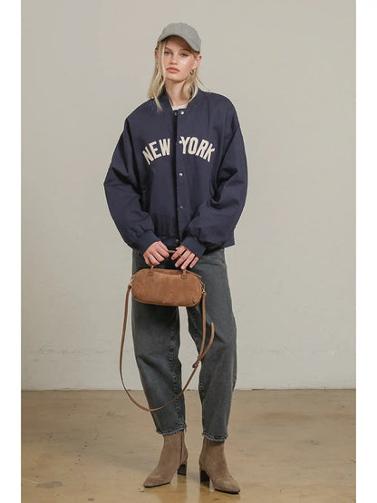 New York Patchwork Varsity Jacket