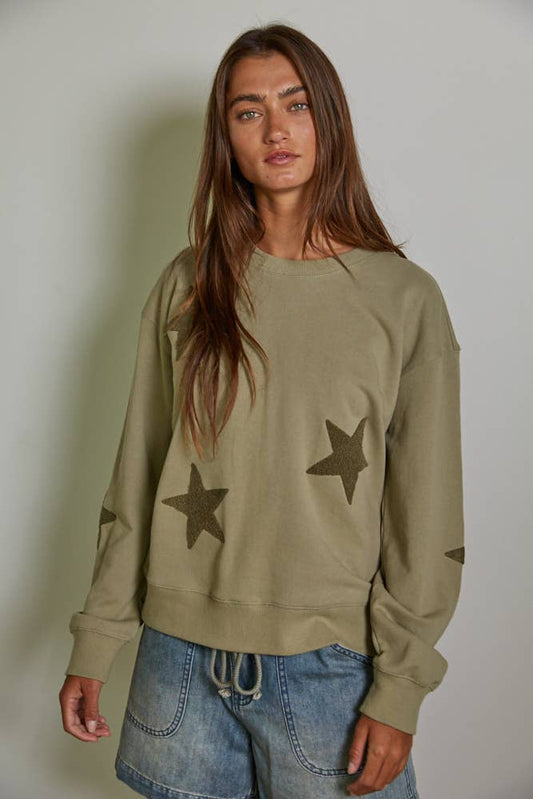Star Cotton Pullover