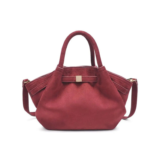 Selena Mini Crossbody in Wine