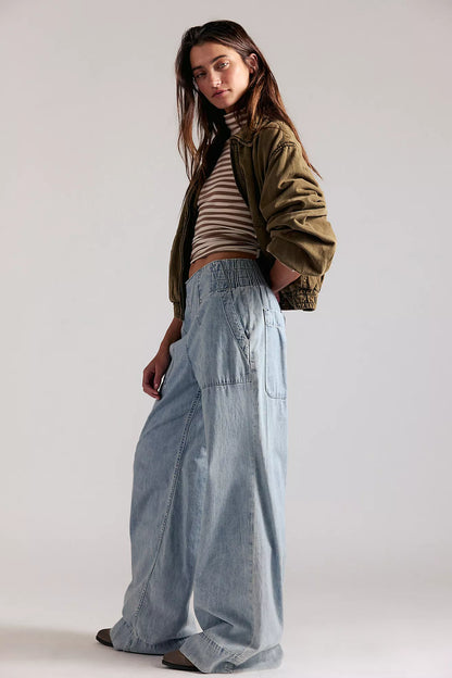 Breezy Denim Pull-On Jeans