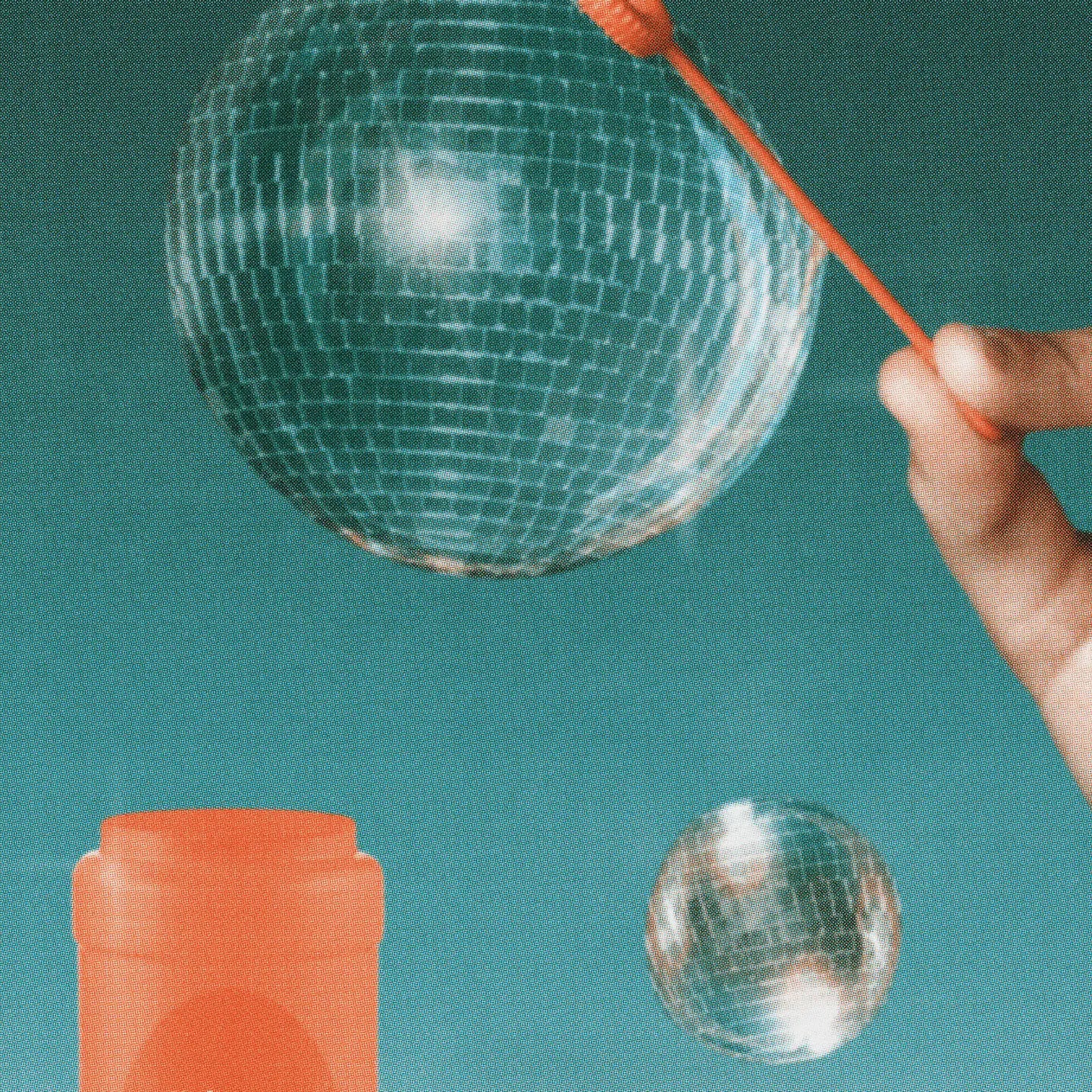 Disco Bubbles Art Print