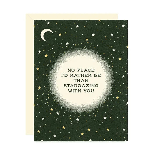 Stargazing Love Card