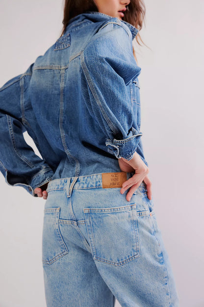 Deep Trance Dropped Boyfriend Jean