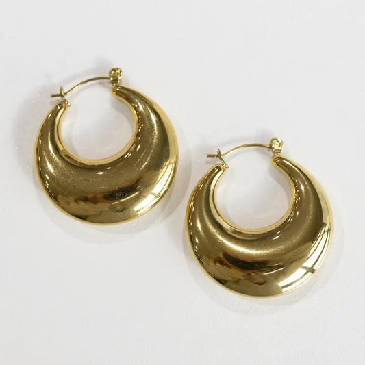 England Gold Hoops